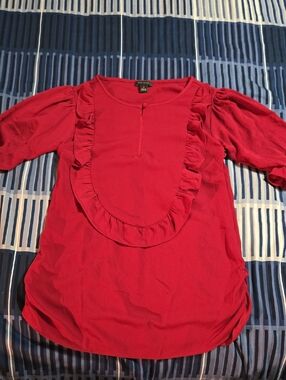 Ann Taylor Red Blouse